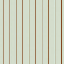 145218 Kyria Mint & Chocolate Stripe Green Wallpaper by Made