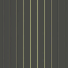145219 Kyria Navy & Mint Stripe Blue Wallpaper by Made