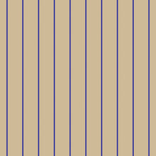 145220 Kyria Neutral & Blue Stripe Cream Wallpaper by Made