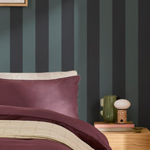 145222 Demi Blue Wide Stripe Blue Wallpaper by Made