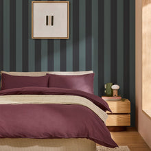 145222 Demi Blue Wide Stripe Blue Wallpaper by Made
