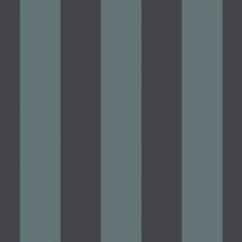 145222 Demi Blue Wide Stripe Blue Wallpaper by Made
