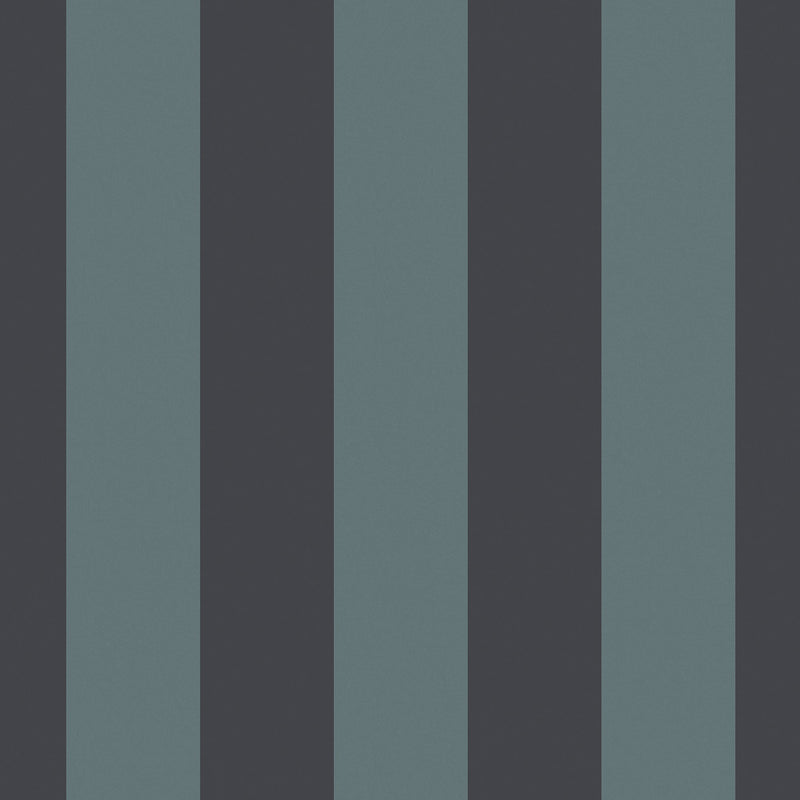 145222 Demi Blue Wide Stripe Blue Wallpaper by Made