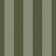 145223 Demi Moss Wide Stripe Green Wallpaper by Made