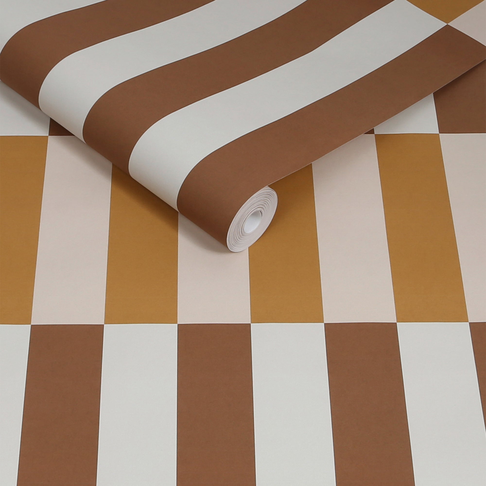 145226 Terri Ochre Yellow Wallpaper by Made