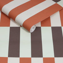 145227 Terri Mint & Orange Green Wallpaper by Made