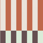 145227 Terri Mint & Orange Green Wallpaper by Made