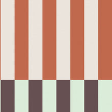 145227 Terri Mint & Orange Green Wallpaper by Made