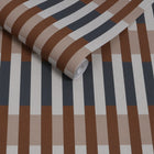 145239 Sirio Caramel & Blue Orange Wallpaper by Made