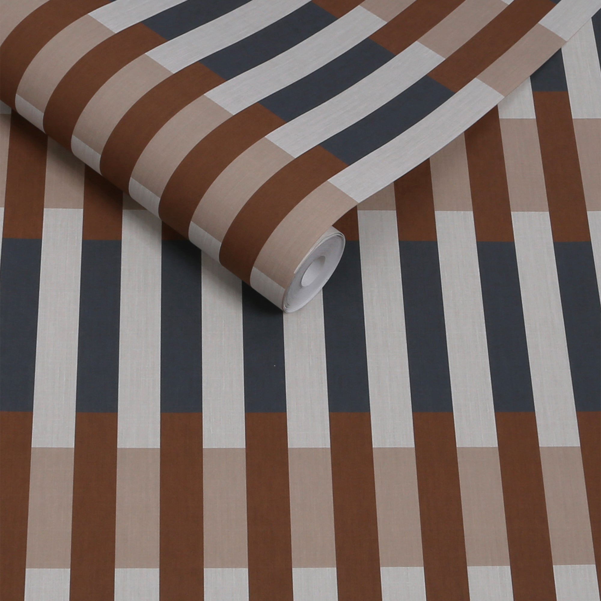 145239 Sirio Caramel & Blue Orange Wallpaper by Made