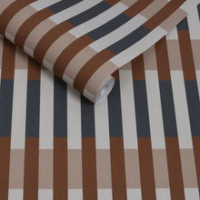 145239 Sirio Caramel & Blue Orange Wallpaper by Made