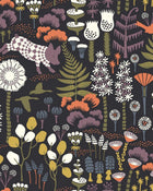 1452 Hanna Werning Hoppmosse Multicoloured Icons Wallpaper by Boråstapeter