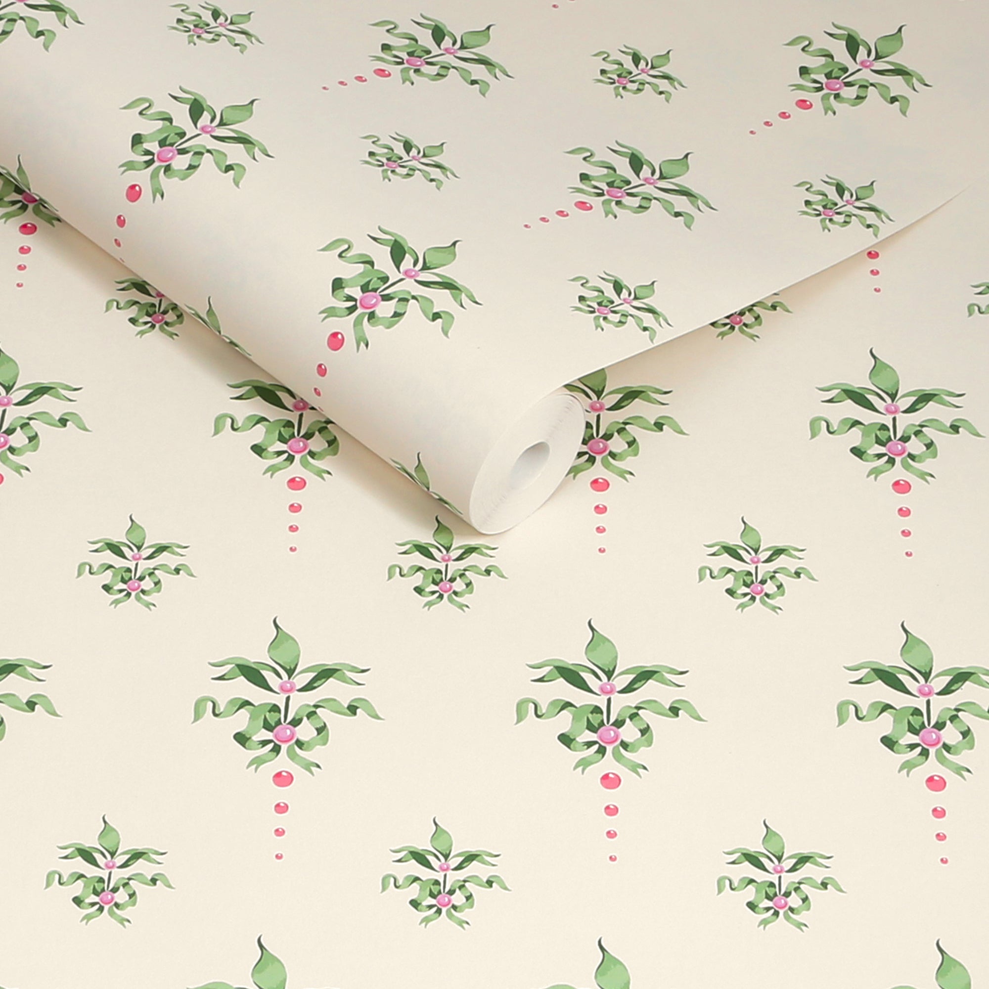 145321 Cath Crest Cream Cream Wallpaper by Cath Kidston