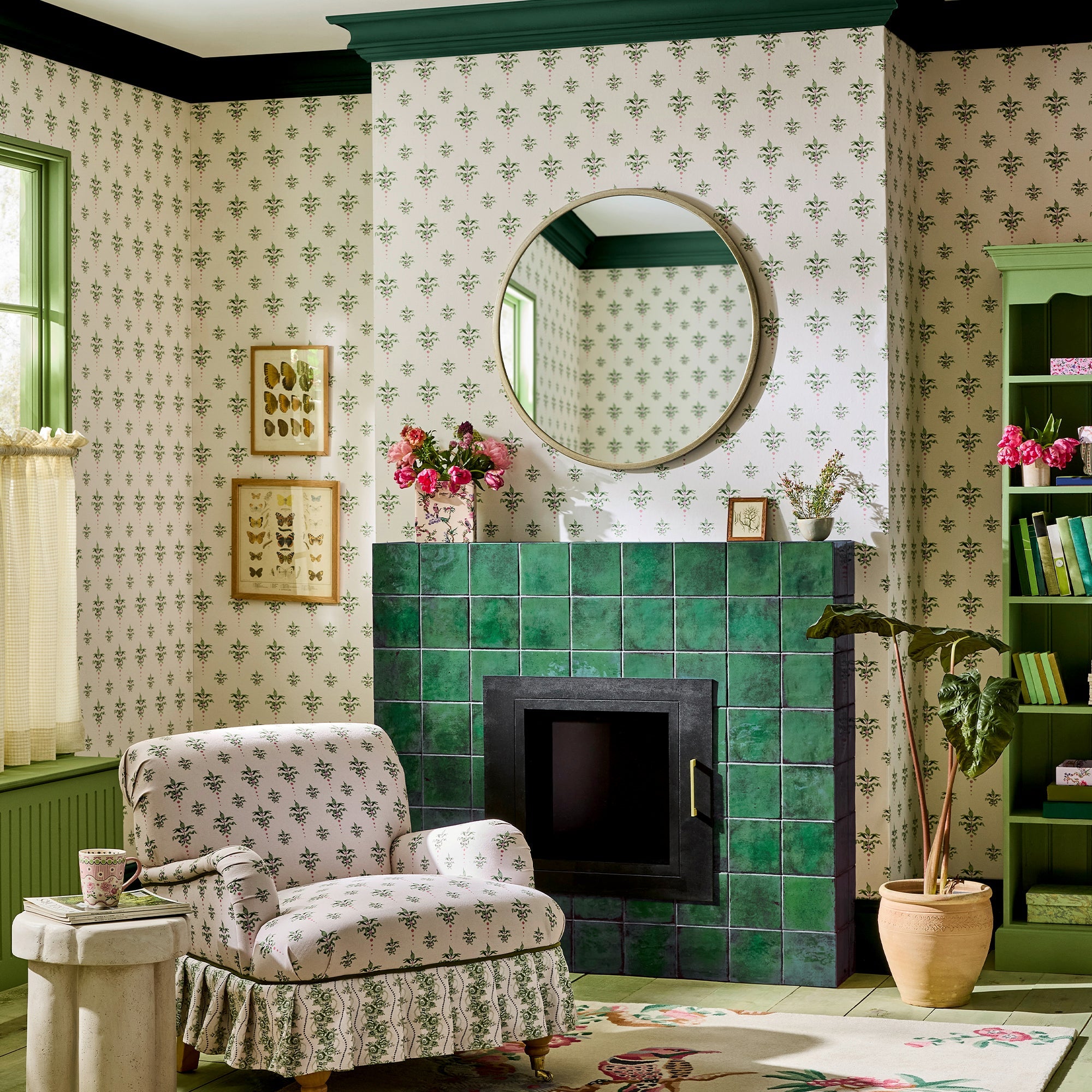 145321 Cath Crest Cream Cream Wallpaper by Cath Kidston