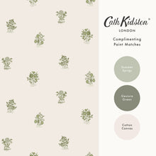 145322 Kingdom Posey Sage Cream Wallpaper by Cath Kidston