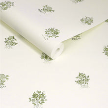 145322 Kingdom Posey Sage Cream Wallpaper by Cath Kidston