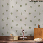 145322 Kingdom Posey Sage Cream Wallpaper by Cath Kidston