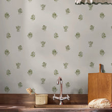 145322 Kingdom Posey Sage Cream Wallpaper by Cath Kidston