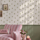 145322 Kingdom Posey Sage Cream Wallpaper by Cath Kidston