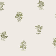 145322 Kingdom Posey Sage Cream Wallpaper by Cath Kidston