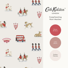 145324 Queenie's London Cream Cream Wallpaper by Cath Kidston