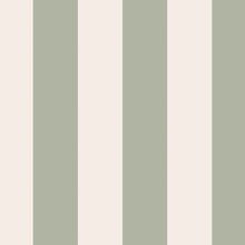 145326 Canopy Stripe Sage Green Wallpaper by Cath Kidston