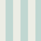 145328 Canopy Stripe Duck Egg Blue Blue Wallpaper by Cath Kidston