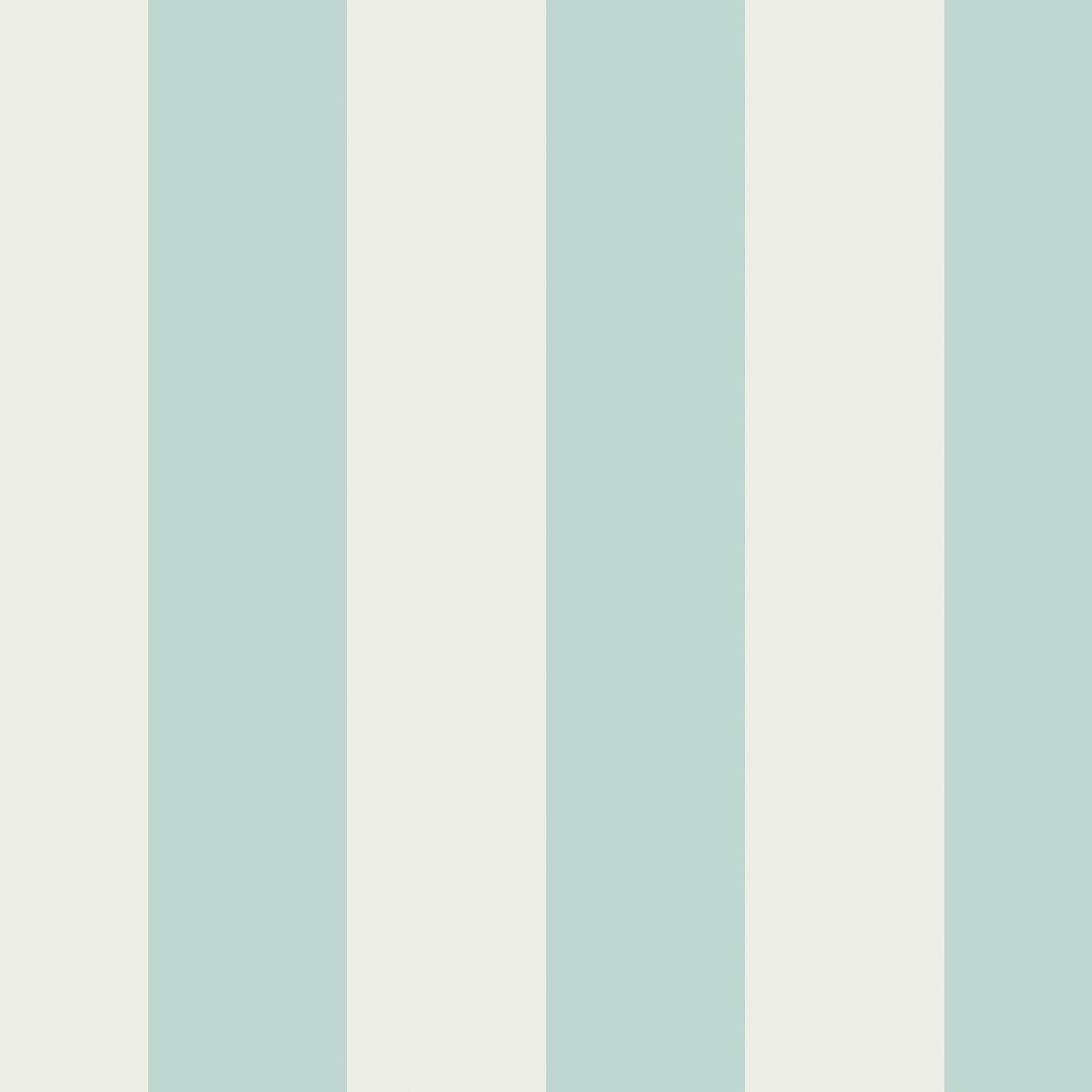 145328 Canopy Stripe Duck Egg Blue Blue Wallpaper by Cath Kidston
