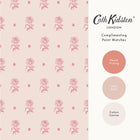 145329 Spitalfield Bunches Pink Pink Wallpaper by Cath Kidston