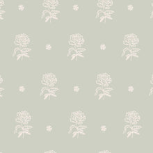 145330 Spitalfield Bunches Sage Green Wallpaper by Cath Kidston