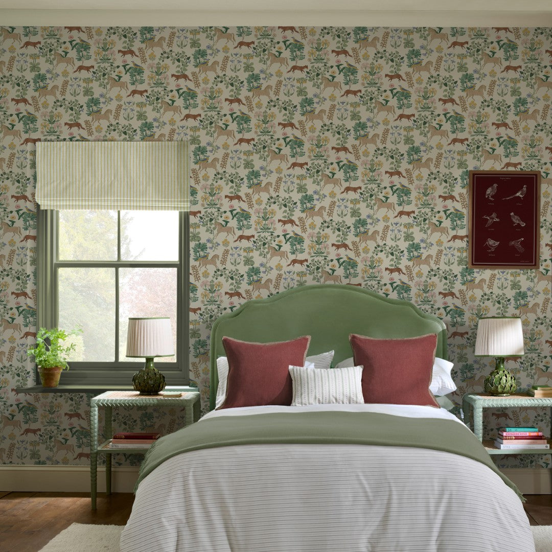 145378 Folk Forest Floral Multi Wallpaper by Joules