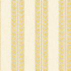 145379 Palm Leaf Stripe Cream & Yellow Wallpaper by Joules
