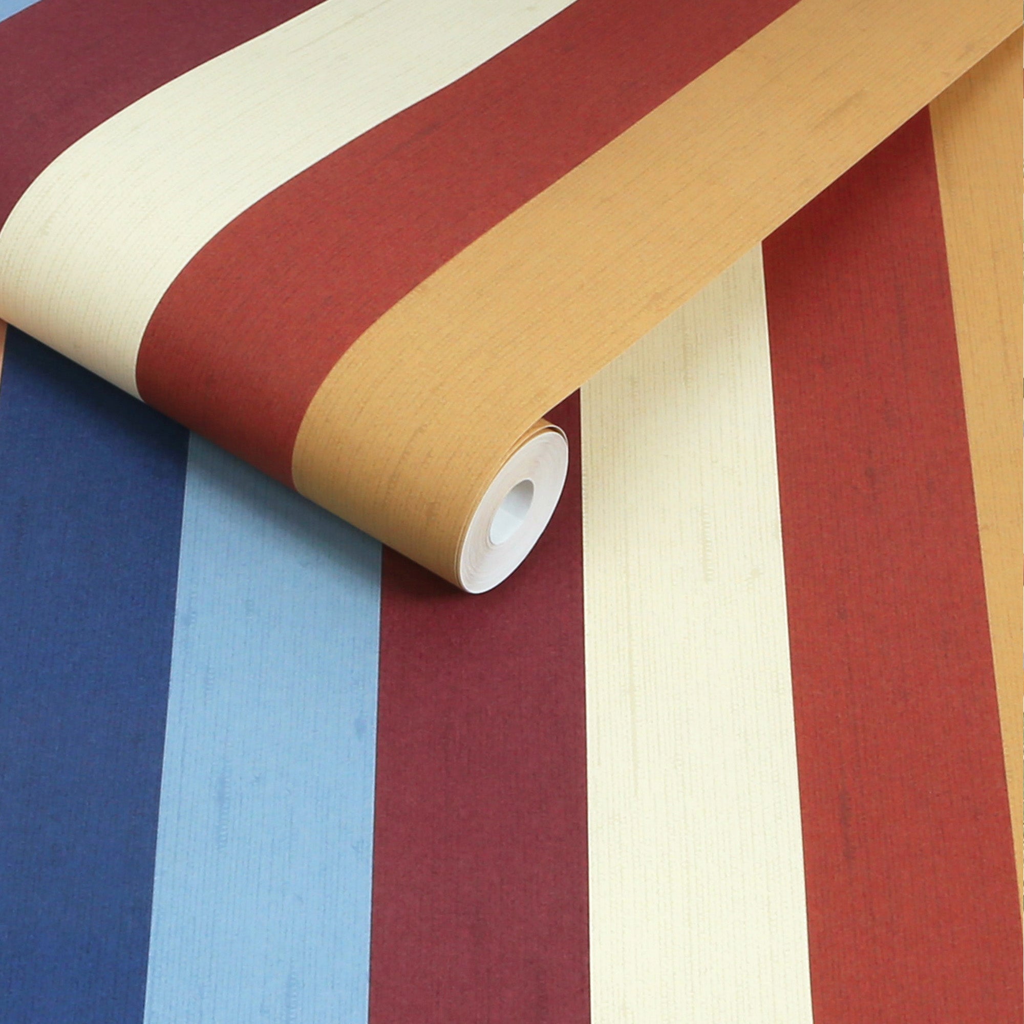 145380 Heritage Stripe Multi Wallpaper by Joules