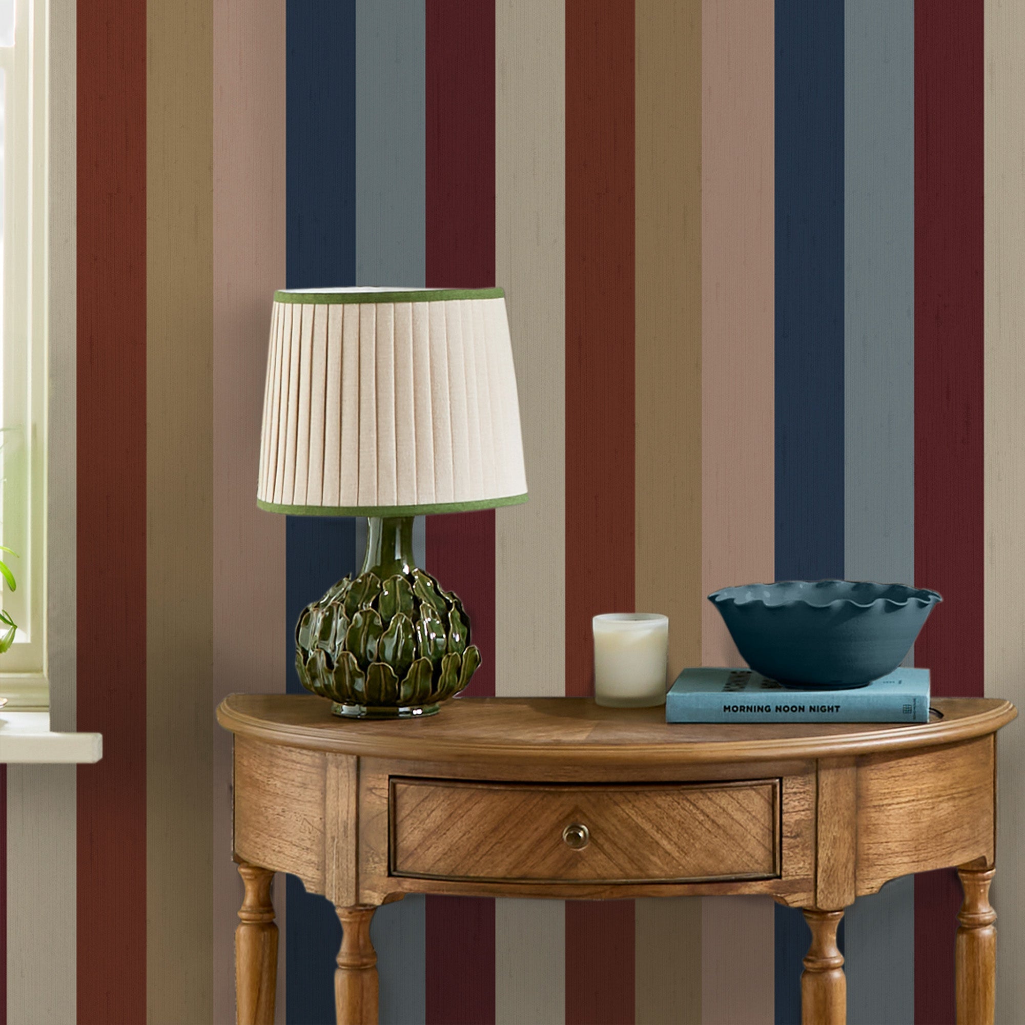 145380 Heritage Stripe Multi Wallpaper by Joules