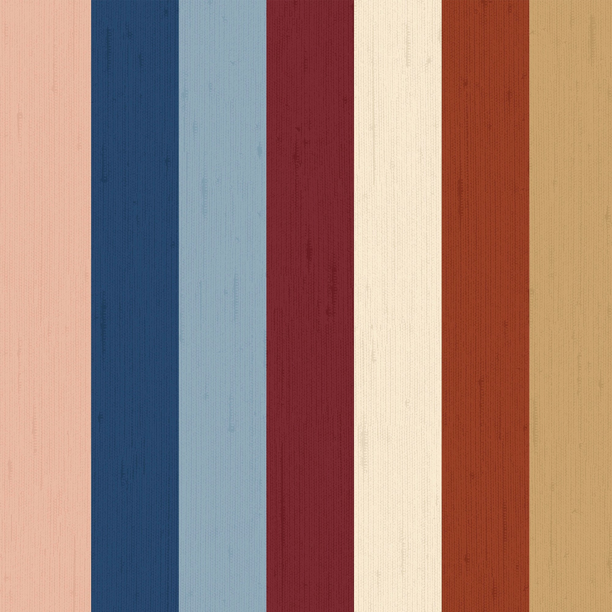145380 Heritage Stripe Multi Wallpaper by Joules