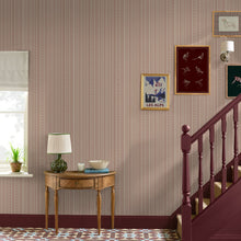 145381 Decorative Stripe Pink Wallpaper by Joules