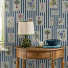 145389 Gallery Wall Stripe Blue Wallpaper by Joules