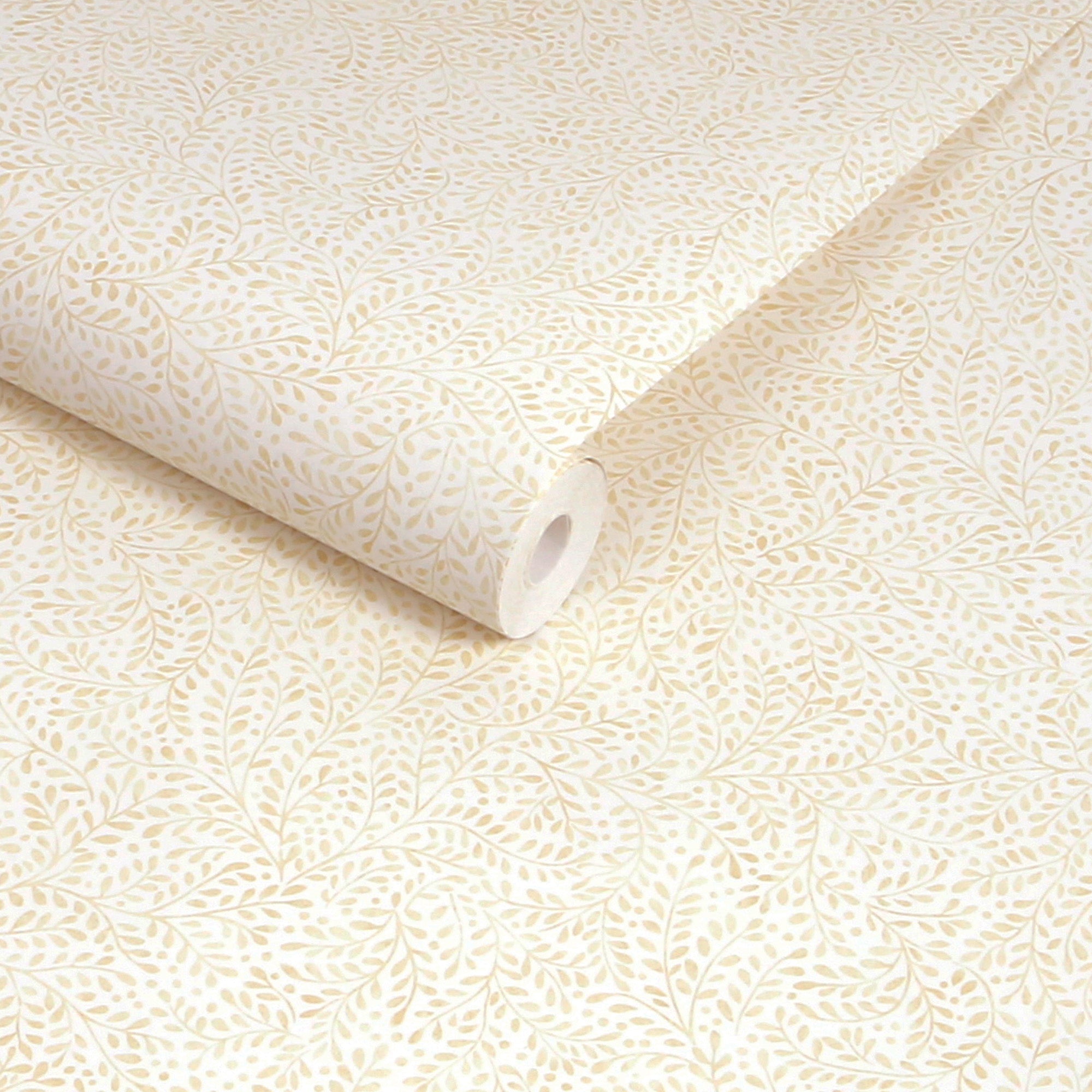 145398 Willow Leaf Neutral Wallpaper by Joules