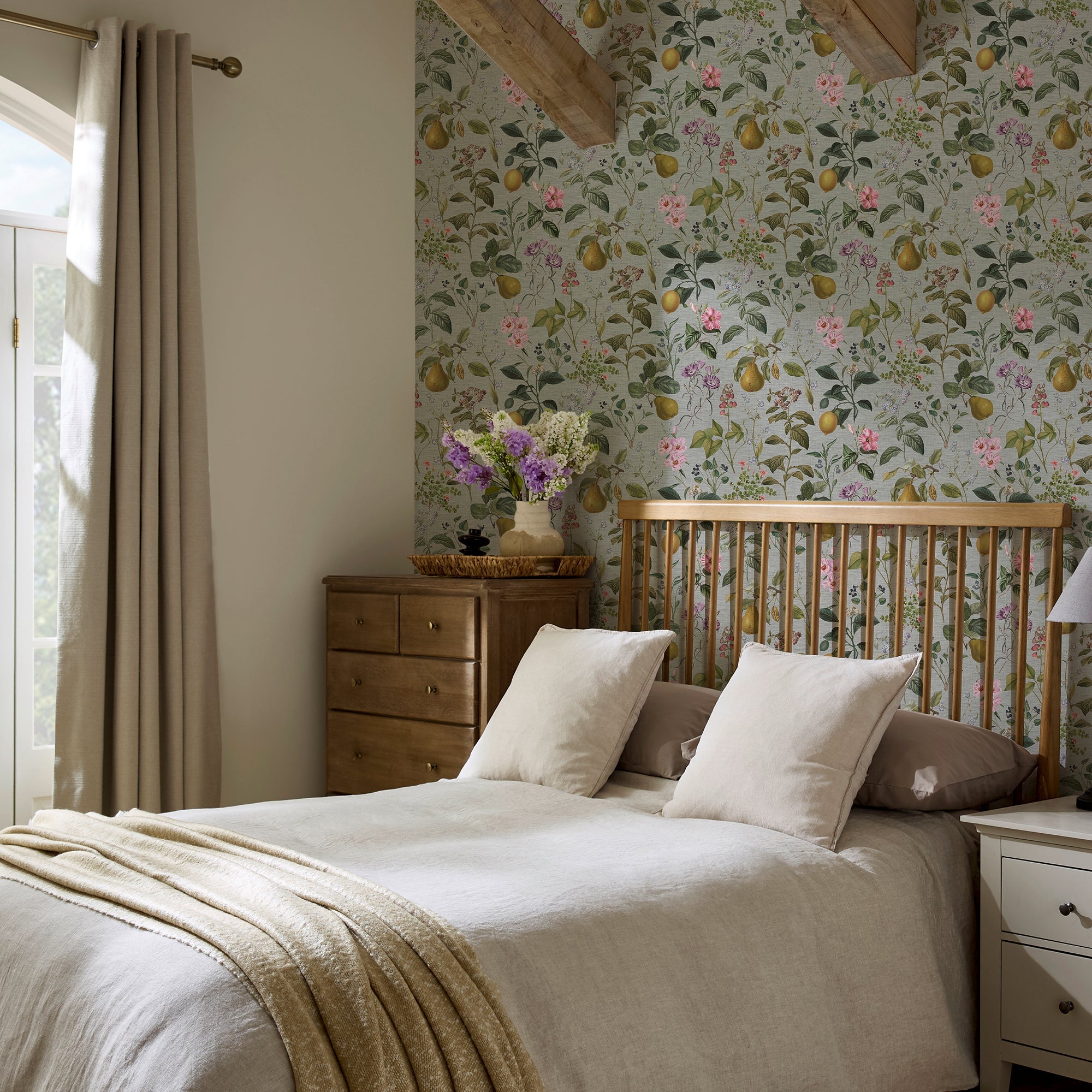 145458 Ophelia Sage Haven Bloom Wallpaper by Superfresco Easy