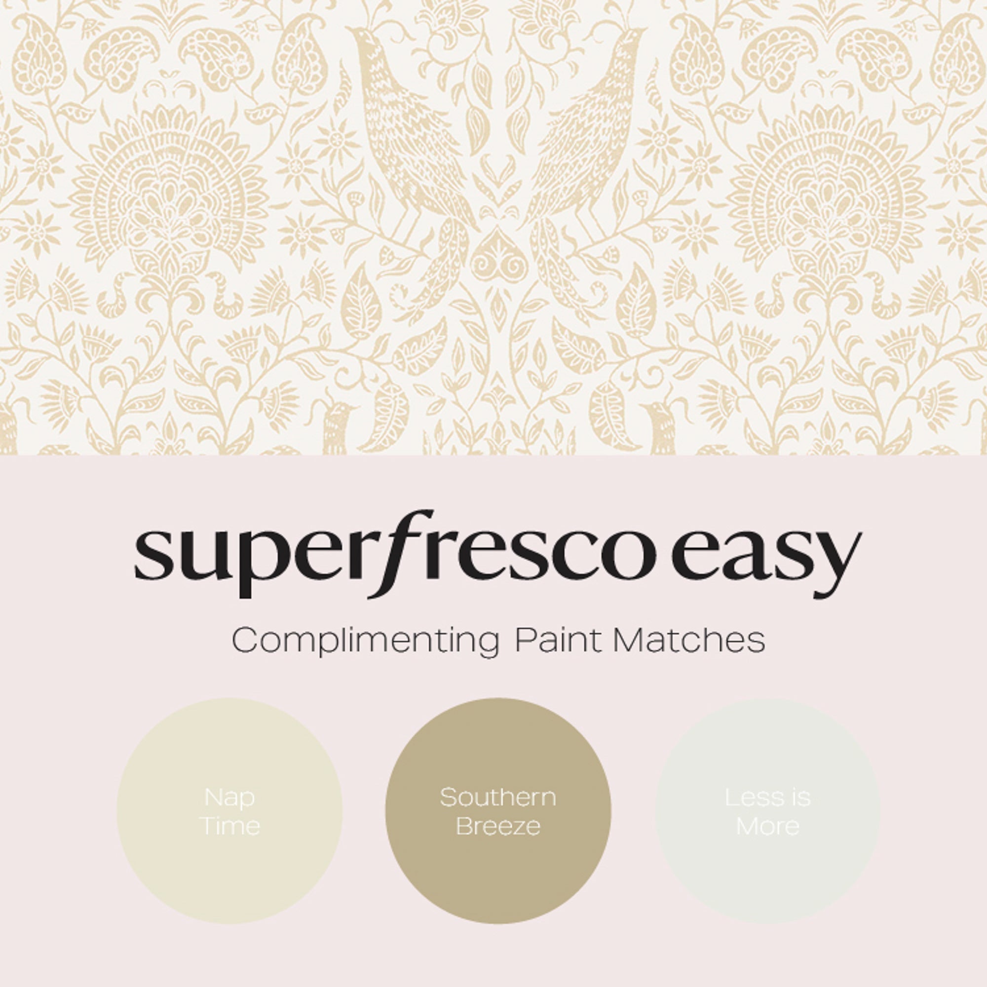 145463 Wren Buttermilk Haven Bloom Wallpaper by Superfresco Easy