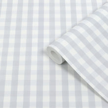 145475 Hattie Gingham Duckegg Haven Bloom Wallpaper by Superfresco Easy