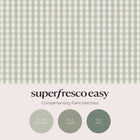 145476 Hattie Gingham Sage Haven Bloom Wallpaper by Superfresco Easy