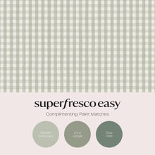 145476 Hattie Gingham Sage Haven Bloom Wallpaper by Superfresco Easy