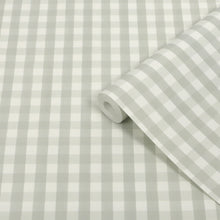 145476 Hattie Gingham Sage Haven Bloom Wallpaper by Superfresco Easy