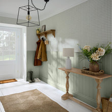 145476 Hattie Gingham Sage Haven Bloom Wallpaper by Superfresco Easy