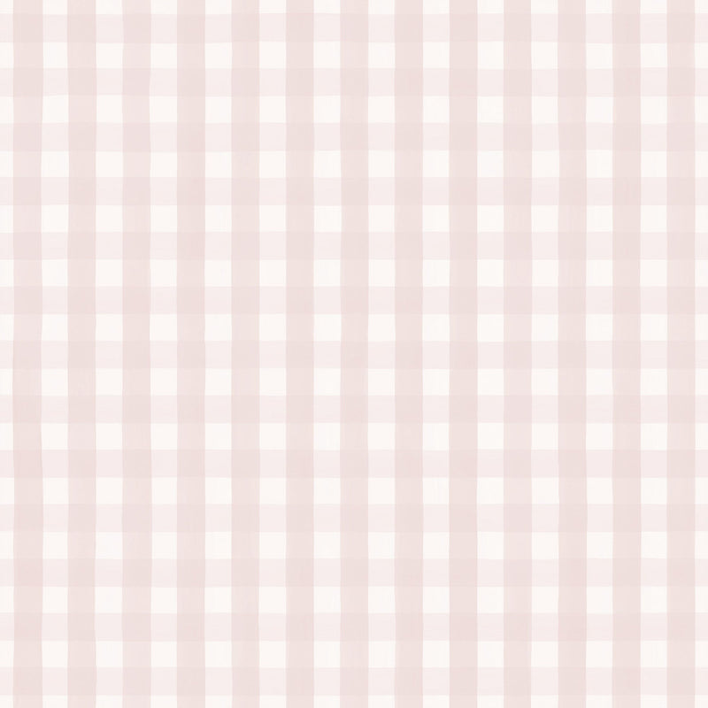 145477 Hattie Gingham Pink Haven Bloom Wallpaper by Superfresco Easy
