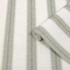 145480 Sonnet Stripe Sage Haven Bloom Wallpaper by Superfresco Easy