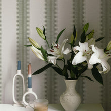 145480 Sonnet Stripe Sage Haven Bloom Wallpaper by Superfresco Easy