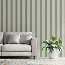 145480 Sonnet Stripe Sage Haven Bloom Wallpaper by Superfresco Easy