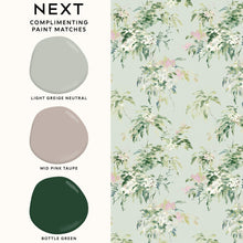 145491 Ruiz Floral Sage Wallpaper by Next